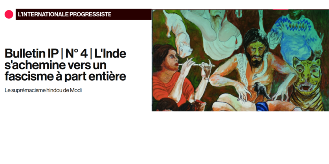 En Inde : Fascisme à part entière !