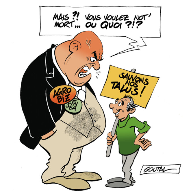 En revenant de la journée des talus