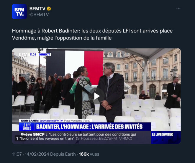 Hommage : le malaise Insoumis.