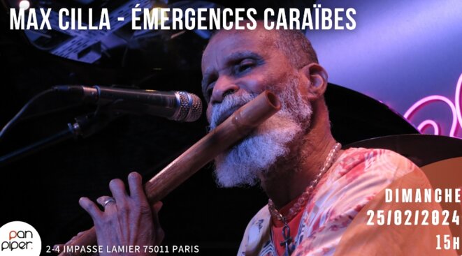 Concert « Émergences Caraïbes » : Paris, 25 février. Les 80 ans de Max Cilla