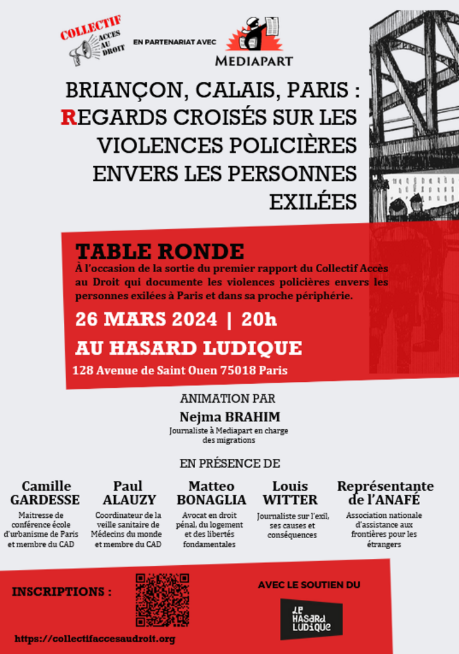 Briançon, Calais, Paris : regards croisés sur les violences policières envers les personnes exilées