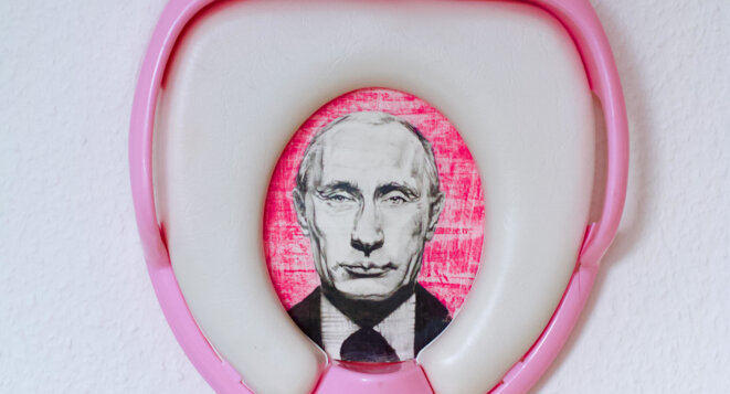 «Poutine (et) le diable» (Assia Volochina, 2022)