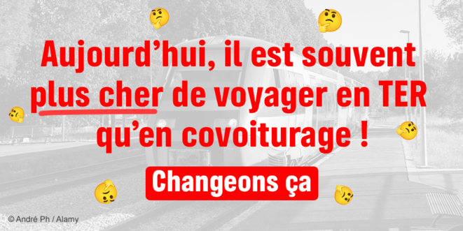 Pour le train régional au prix du covoiturage