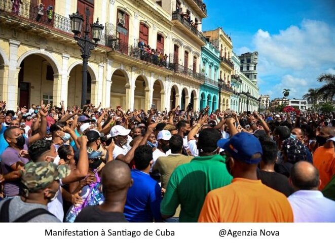Manifestations à Cuba