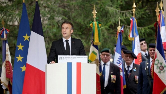 Sainte Soline : Emmanuel Macron rend hommage aux "héros" qui ont défendu l'Eau