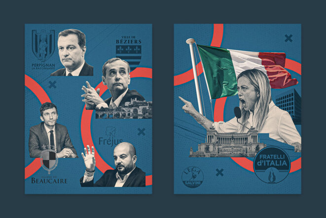 L’extrême droite au pouvoir : les laboratoires français et italien