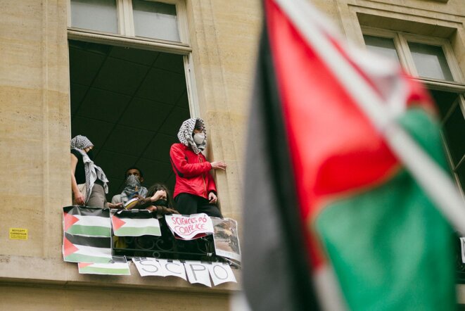 À Sciences Po Paris: «On assiste à un mouvement international de solidarité avec les Gazaouis»
