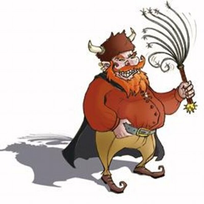 La cécité du père fouettard.