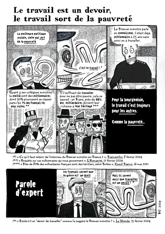 Le travail est un devoir, le travail sort de la pauvreté