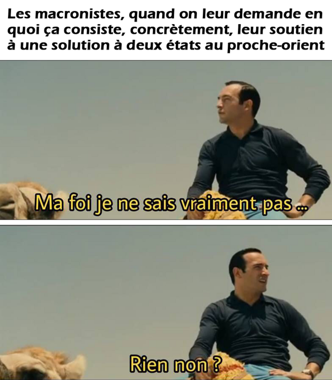 Soutien d'une solution à deux états