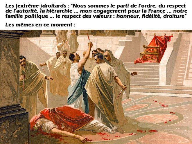 Le parti de l'ordre, du respect de l'autorité, la hiérarchie ...