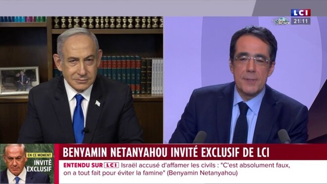 L'interview de Netanyahou sur LCI ou la déchéance du journalisme