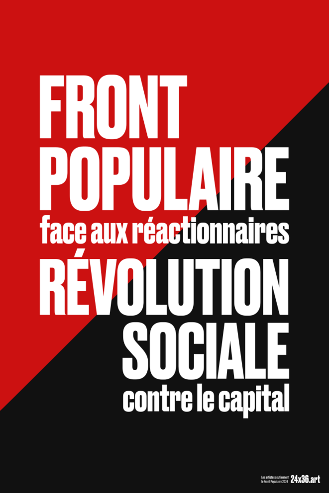 Front populaire face aux réactionnaires