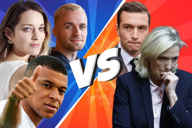 Footballeurs, influenceurs et acteurs se sont mobilisés contre l'extrême droite