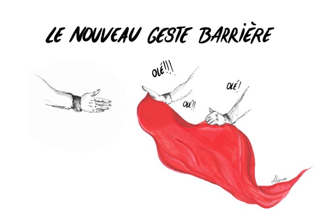 Nouveau geste barrière à l'Assemblée Nationale