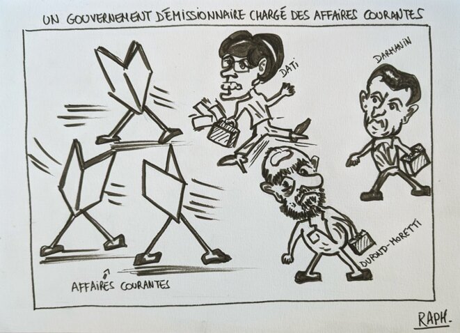 Les affaires courantes commencent à rattraper le gouvernement démissionnaire