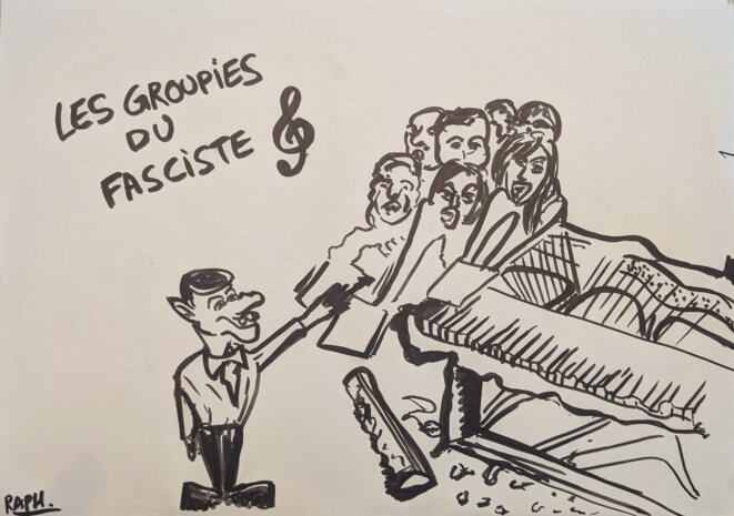 Les groupies du fasciste