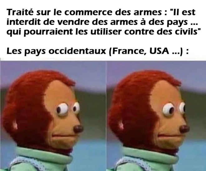 Vente de matériel militaire à Israël