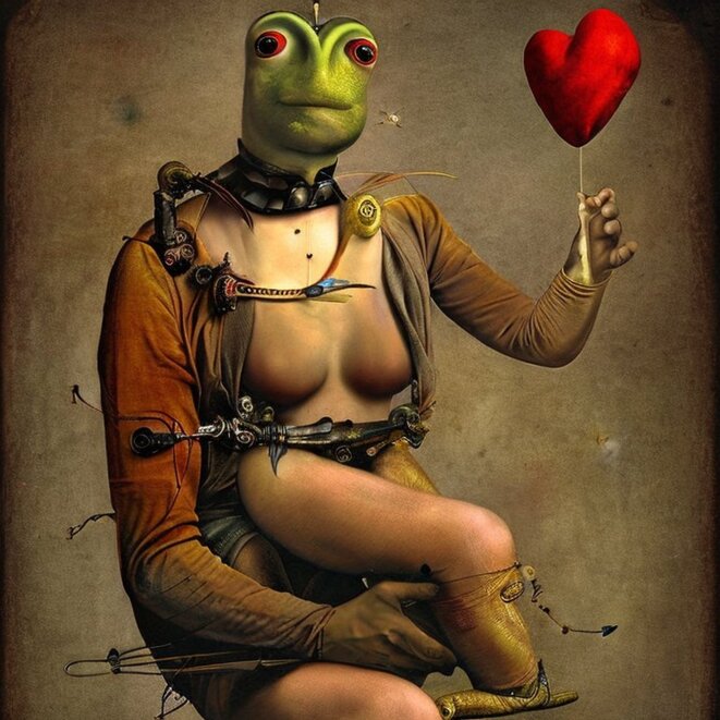 Pour faire le portrait . . d'une grenouille