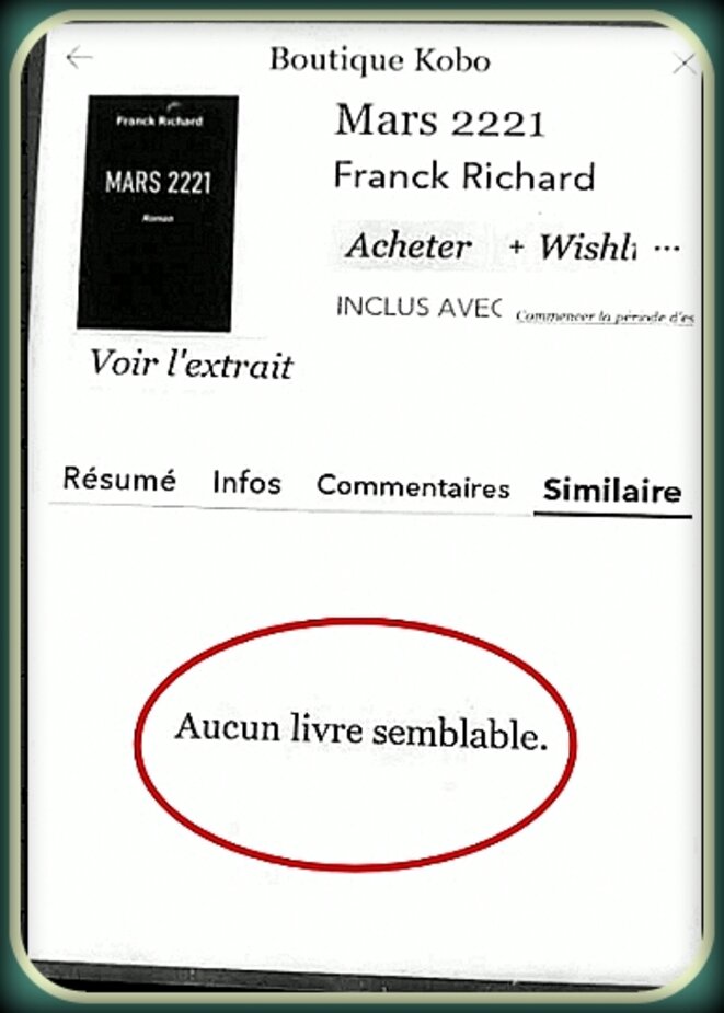 « MARS 2221, roman », texte intégral (chap 7 : la PMAL)