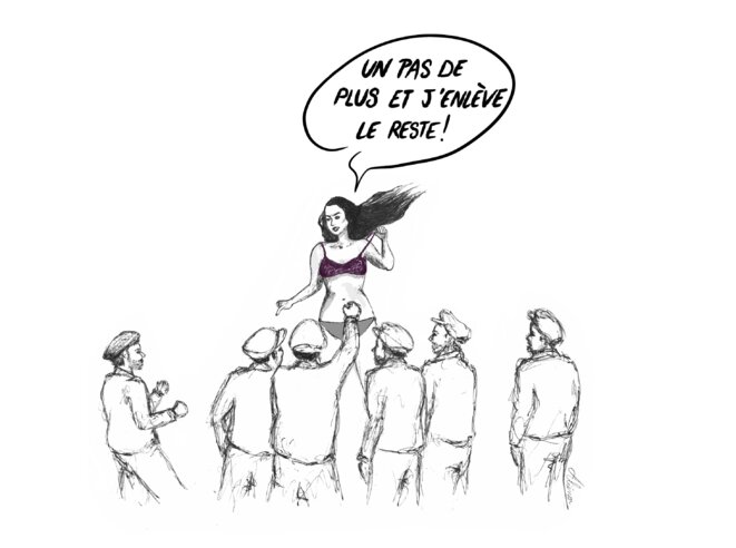 En Iran, les femmes sortent les armes dont elles disposent