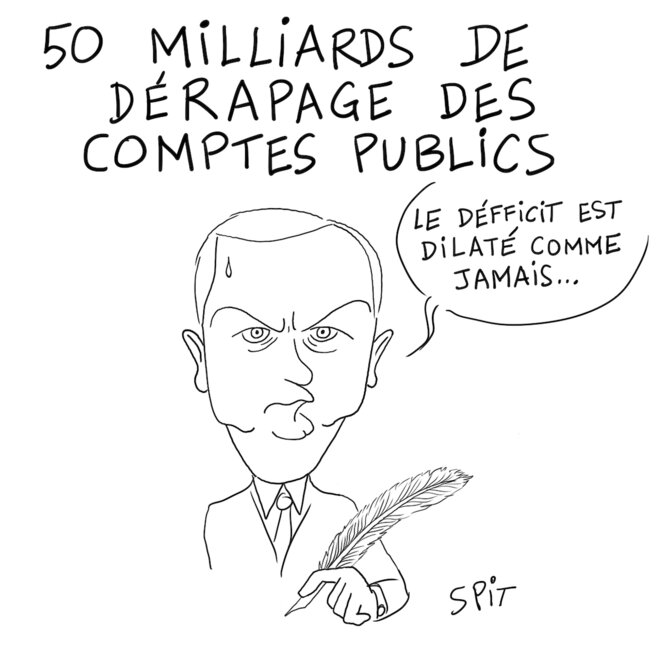 « Plus de 50 milliards d’euros de dérapage des comptes publics en à peine neuf mois »