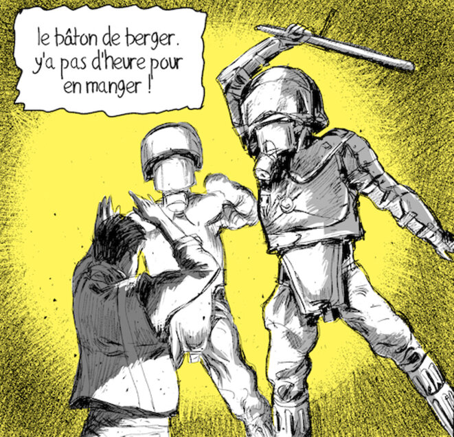 "Quand j'entends les mots violences policières, je m'étouffe !"