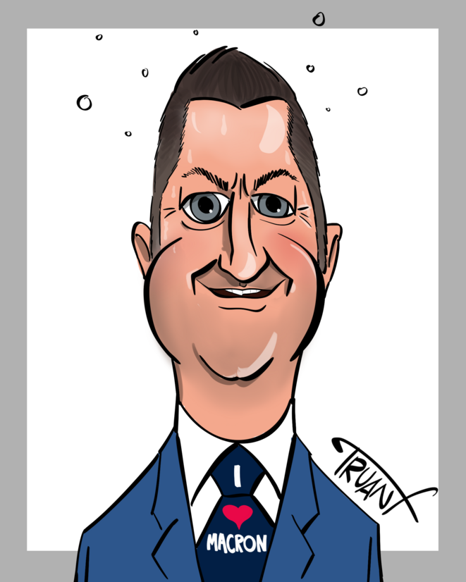 Portrait de Karl Olive prêt, au cas où il obtiendrait enfin son ministère