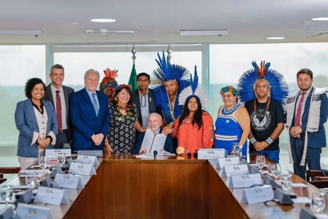 Lula Da Silva démarque trois nouvelles terres indigènes