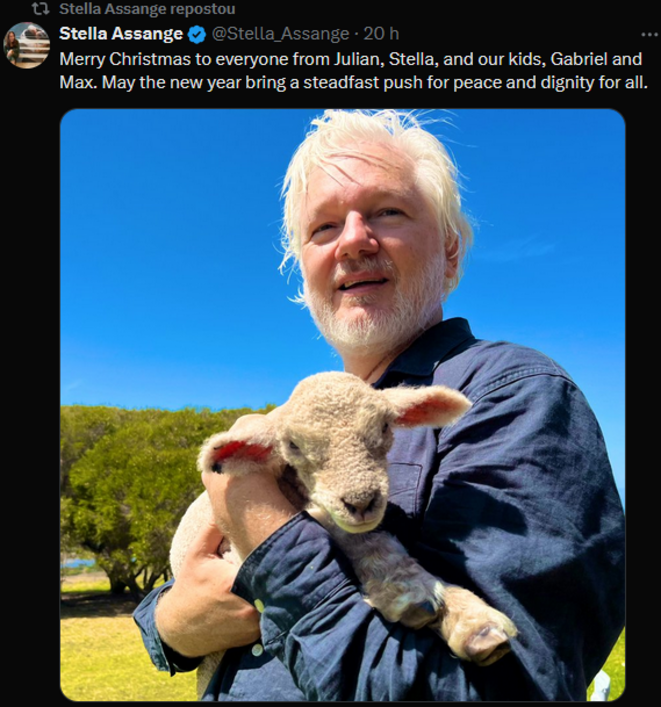 Un message de Stella Assange / Um recado de Stella Assange