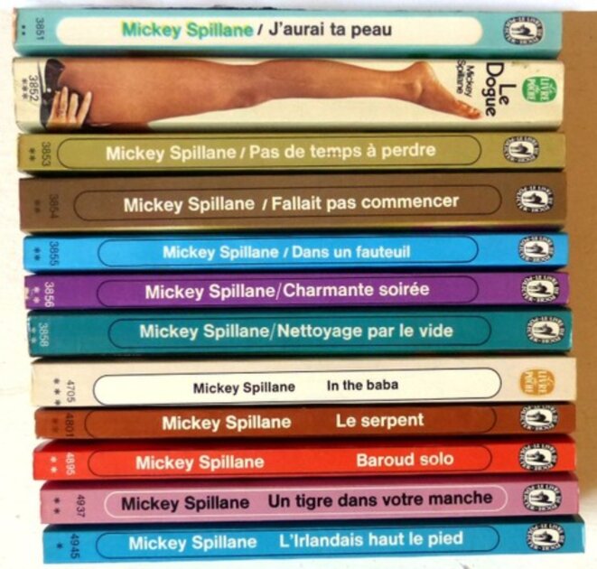 Mickey Spillane et Le Livre de Poche