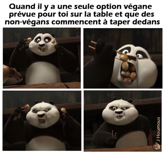 Seule option végane