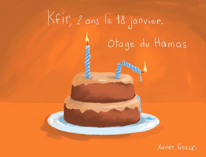 Kfir, 2 ans le 18 janvier, otage du Hamas