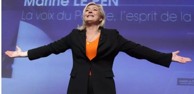 La France subit un  r – de haut en bas, t -- M Le Pen s’est prononcée en faveur de p