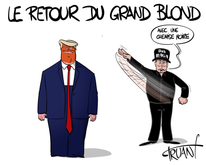 Le grand blond …