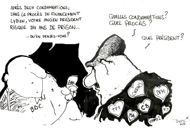 Le traitement éditorial du dernier procès de Nicolas Sarkozy