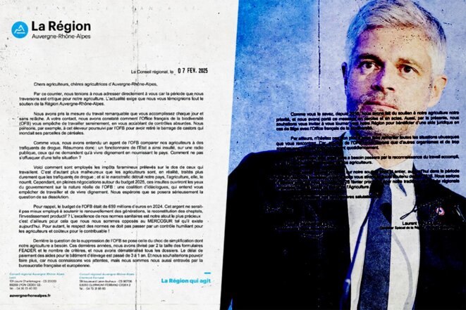 L’incroyable lettre anti-police environnementale de Laurent Wauquiez aux agriculteurs