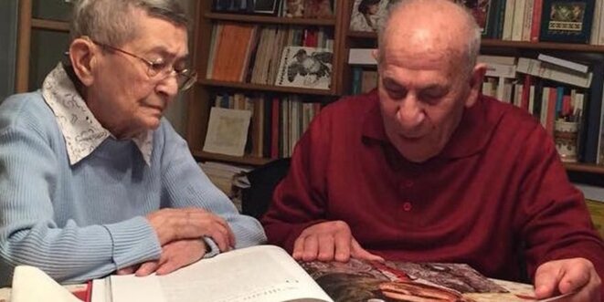 27 février, Gilberte et William Sportisse à Montpellier,