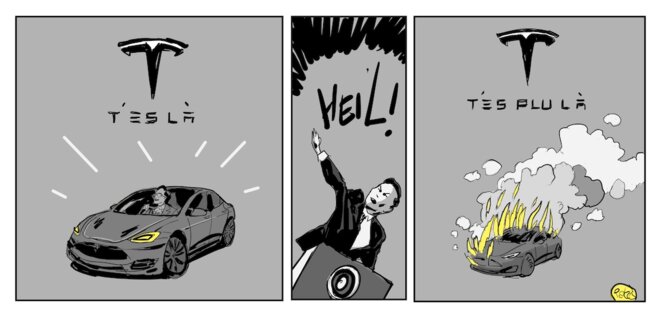 Tesla, vente en chute libre en Europe...