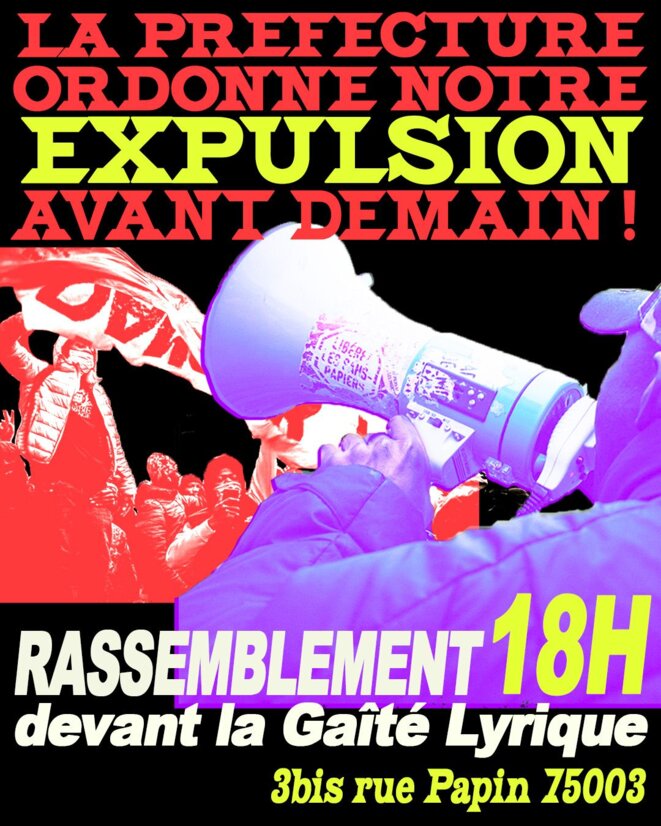 Gaîté-Lyrique Manifestation à 18h contre l'expulsion des jeunes