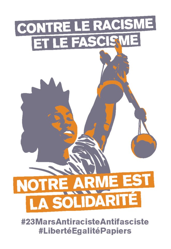Le 22 mars uni-es contre le racisme et le fascisme