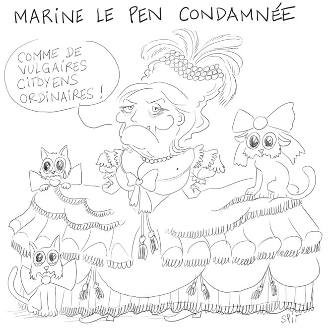 Marine Le Pen condamnée