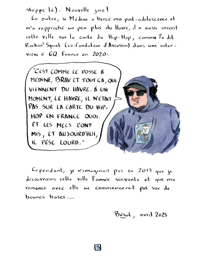 Note de carnet n°21 : Le Havre (3) - Rencontre avec Médine