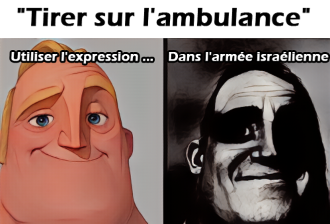 "Tirer sur l'ambulance"