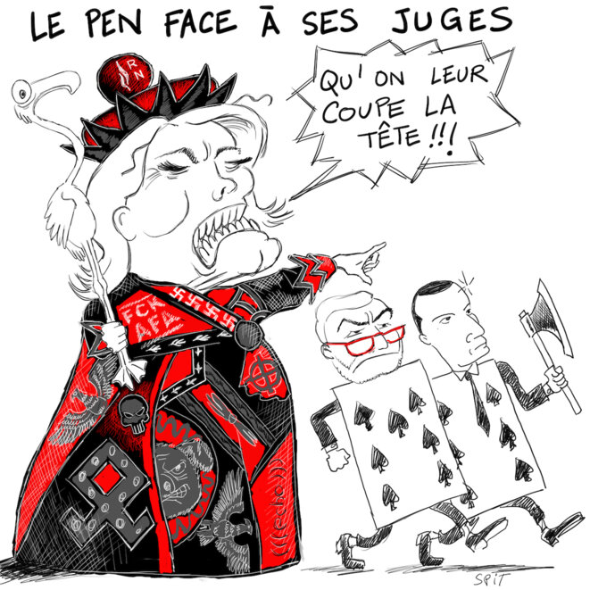 Le Pen face à ses juges