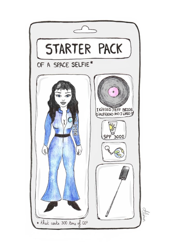 Le Starter Pack du selfie à 300 tonnes de CO2