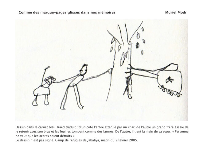 Personne ne s'habitue à la guerre.