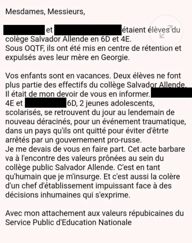 Six heures du matin – OQTF à exécuter - Oui chef !
