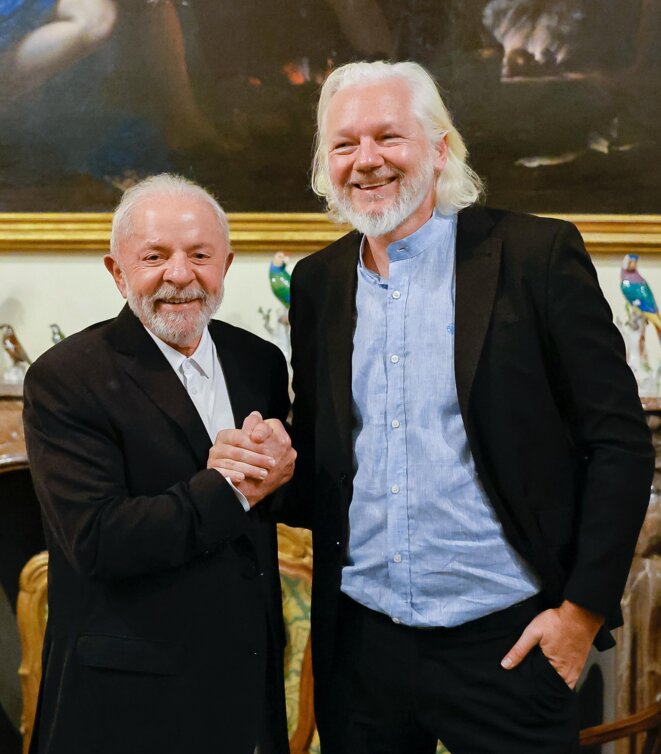 Lula da Silva a rencontré Julian Assange à Rome