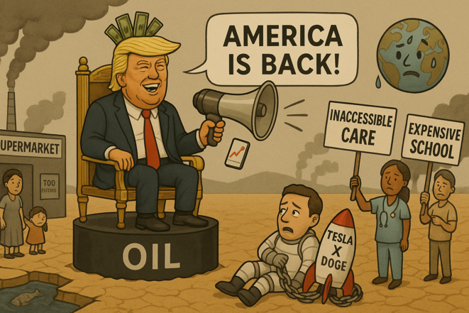 100 jours de mirage : la victoire en trompe-l’œil de Donald Trump